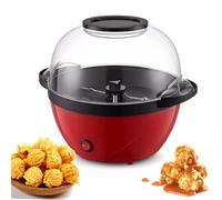Máquina de palomitas de maíz eléctrica de aire caliente de gran capacidad 2.5L, máquina de palomitas de maíz de 450W para cine en casa y snack DIY en la cocina, roja