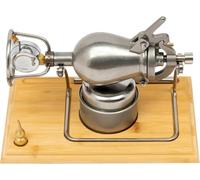 MáQuina de Palomitas Tradicional Antigua, DecoracióN Vintage China NostáLgica, MáQuina para Hacer Palomitas a PresióN, Amplificador de Alimentos con Manivela(238ML)
