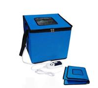 Máquina de pan a prueba de masa, caja de prueba de control de temperatura para hacer pan, reutilizable y plegable con asa