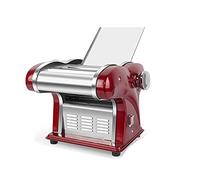 Máquina de pasta eléctrica, máquina automática para hacer pasta, máquina para hacer fideos de acero inoxidable, máquinas cortadoras de fideos con rodillo de masa 4 en 1 (3 cuchillas)