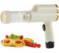 Máquina de pasta eléctrica portátil e inalámbrica recargable con moldes y cortador