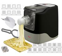 Máquina de pasta fresca casera de 260 W con 21 moldes + kit para pan/pizza