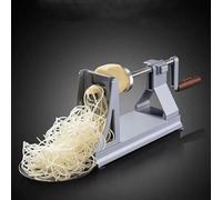Máquina de patatas trituradas, trituradora de zanahoria, con tres tipos de cuchillas cortadoras en juliana, para hacer trozos de papa finos como fideos, adecuada para cortar trozos de patata