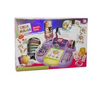CREAMANIA - Fábrica de los stickers Sparkle Studio - Crea pegatinas brillantes para personalizar mochila, pulseras, diario - Juegos para niños para estimular la creatividad