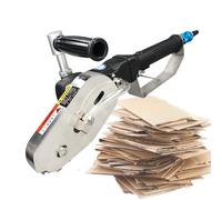 Máquina de pelado de Papel Industrial con pelador de Cajas de cartón - Máquina peladora de residuos de cartón neumática Profesional de 2500 RPM, residuos, Dientes Grandes