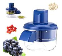 Máquina de pelado de uva eléctrica, máquina para pelar de ajo automático de 10-25, herramienta de pelado de tomate de fruta pequeña, capacidad máxima 300 g, para uvas para el hogar tomates cherry