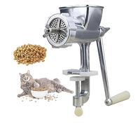 Máquina de pellets de alimentación manual para alimentos caseros para mascotas, granulador eficiente de cebo para perros, gatos, aves de corral, ideal para la producción de piensos para animales a