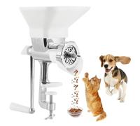 Máquina de pellets de alimentación manual para procesamiento de alimentos para mascotas, opciones de molde versátiles para nutrición de peces, pájaros, gatos y perros