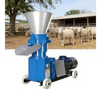 Máquina de pellets de alimentación - Molinillo de alimentación animal de 400 libras/h con placa de troquel personalizable para ganado, pollo, pato y cerdo