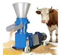 Máquina de pellets de alimentación para aves de corral, molinillo de alimentación animal para pollos, patos, gansos y conejos, potencia de 4 kW, salida de 120 kg/h