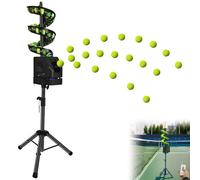 Máquina de Pelota de Tenis Automática con Control Remoto, Altura y Ángulo Ajustable, Lanzador Portátil Portátil para Entrenamiento de Tenis para Principiantes y Niños