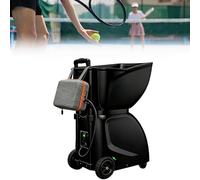 MáQuina de Pelotas de Tenis con Control Remoto,Pt-Max C Lanzador de Pelotas de Tenis,3 Modos de Control Inteligente,con una Velocidad de 20-140 km/h,Adecuado para Entusiastas del Tenis(Color:Negro)