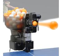 Máquina de pelotas de tenis de mesa, robot automático con 36 bolas giratorias, 7 ángulos, 5 frecuencias, 5 velocidades de swing para entrenamiento profesional