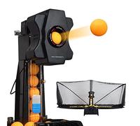 Máquina de pelotas de tenis de mesa, servidor de disparo automático, frecuencia de la pelota 30-90/min, velocidad de la pelota 4-40 m/s, capacidad para más de 300 pelotas