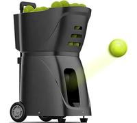 Máquina de pelotas de tenis, lanzador automático portátil para práctica de tenis, control de aplicación móvil, 100 de gran capacidad, 4-6 horas de tiempo de funcionamiento, ideal para jugadores de