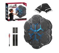 Máquina de perforación de música | 3 modos Smart Interactive Trainer,with Colorful Lights and LED Counter Smart Space Design Punching Music Boxing Machine | For Men Women Home Office Gym Indoor