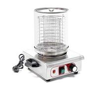 Máquina de perritos calientes Cocedor de Hot Dogs Calentador de salchichas 450W Hostelería Fiestas