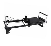 Máquina de Pilates Reformer plegable con 5 muelles - 190 x 57 cm - Equipo de entrenamiento completo para entrenamiento en casa, con capacidad de carga hasta 125 kg - Entrenador de yoga para casa para