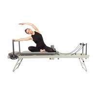 Máquina De Pilates Reformer, Tabla De Pilates Reformer Profesional For Casa, Plegable, Portátil, Ajustable, Ergonómicamente Diseñada For Principiantes, Ejercicios De Yoga