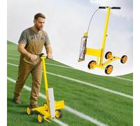 Máquina de Pintar Rayas de Línea Máquina de Marcado de Líneas de Rayas Eficiente, Carro de Pintura en Aerosol para Rayas de Campos Deportivos de Césped, Herramienta de Marcado