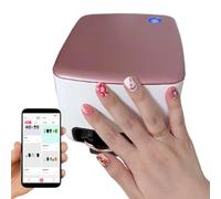 Máquina de pintura de uñas portátil, impresora digital de uñas, impresora automática 3D para arte de uñas con cartucho de tinta (impresión alrededor de 500 veces), control de aplicación, transforma