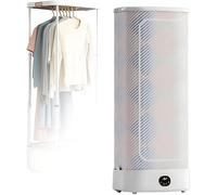 Máquina de planchar a vapor con planchado y plegado automático, función de vapor de 1000 W, control de pantalla táctil, varilla telescópica para un cuidado eficiente de ropa y tejidos