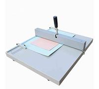 Máquina de plegado manual de papel con regla de posicionamiento para cubiertas de alto brillo, herramienta de puntuación de tarjetas A4 de escritorio