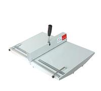 Máquina de plegado manual de papel para cubiertas de papel A4, resistente de 460 mm con profundidad de hendidura de 0,8 mm, ideal para papel grueso de hasta 450 g