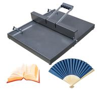 Máquina de plegado manual resistente para papel de escritorio A3/A4-350 mm, herramienta de puntuación y plegado, perfecta para tarjetas de felicitación, folletos y papeles fotográficos, sangría