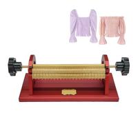 Máquina de plisado ajustable, 47 posiciones de aguja, 24 filas de pliegues, 0,5 cm de distancia entre agujas, para patrones de vestidos, ropa, entusiastas de la costura