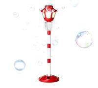 Máquina de pompas de jabón - 11 x 7,48 pulgadas fabricante de luces de calle, dispositivo de ruido automático, de actividad al aire para niñas | Equipo portátil para escuela, patio