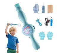 Máquina de Pompas de Jabón | Creación de Pompas para Niños con Efectos Vibrantes para Fiestas Jardín Piscina - Soplador Eléctrico Manual Juguete Playa Niños Niñas Jardín Patio