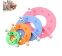 Máquina De Pompones Para Hilados - 4 Piezas Kit De Herramientas De Punto Y Ganchillo, Enrollador De Lana Multifuncional Para Hilado, Bola De Cuerda De Fibra Swift, Perfecto Para Hacer Bolas De