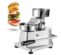 Máquina de prensa comercial para hamburguesas con 500 papeles, base de acero inoxidable para restaurante, camión, hogar, cocina