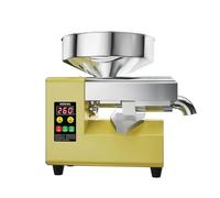 Máquina De Prensa De Aceite Construcción De Acero Inoxidable Expulsor De Aceite De Grado Alimenticio Frío Y Caliente Fácil De Limpiar Para Uso Doméstico En La Cocina Semillas Y Nueces