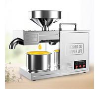 Máquina de prensa de aceite, extractor automático de semillas de nueces frías/calientes, acero inoxidable de grado alimenticio, exprimidor de extracción de aceite comercial para aceitunas, cacahuetes