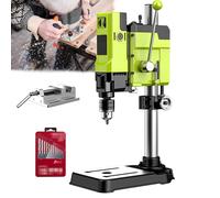 Máquina de prensa de banco con tornillo de banco, herramienta eléctrica de mesa para proyectos de bricolaje, reparación de banco de trabajo y mejoras para el hogar