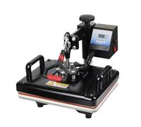 Máquina de prensa de calor, 15 en 1, combo de sublimación para camisetas, gorras, tazas, botellas, fundas de teléfono, bolígrafos, zapatos, con control de temperatura Celsius/Fahrenheit