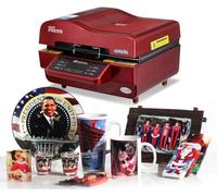 Máquina de prensa de calor al vacío 3D para sublimación, perfecta para tazas, camisetas y fundas de teléfono (rojo, Reino Unido)