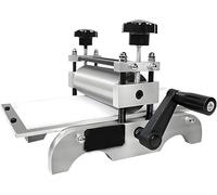 Máquina de prensa de grabado, prensa de grabado manual de rodillos para impresión y exhibiciones decorativas, área de impresión de 12.2 x 6.6 pulgadas, ideal para platos de libros