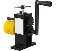 Máquina de prensa de joyas, herramienta de manivela para doblar anillos, pulseras y aretes, ideal para hacer joyas con rodillos de plástico y acero