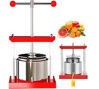 Máquina de prensa de jugos, separador manual de residuos de acero inoxidable para extracción rápida de jugo, capacidad de 2 L/3 L/6 L