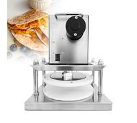 Máquina de prensa de masa comercial para tortillas y pizza, acero inoxidable eléctrico para una preparación eficiente de alimentos