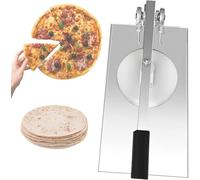 Máquina de prensa de masa de pizza, laminadora manual de masa para cocina doméstica, prensatelas comercial de 16 cm