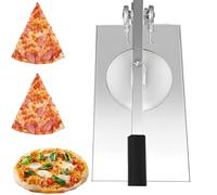 Máquina de prensa de pizza comercial ajustable, máquina de masa para pizza, pastel, tortillas y pastelería, perfecta para tiendas de alimentos del hogar y occidentales, ajuste de ángulo