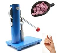 Máquina de prensa de tabletas de laboratorio, molde de acero inoxidable, herramienta tipo palanca para operaciones precisas de tabletas, ideal para muestras de ácido benzoico y carbón