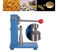 Máquina de prensa de tabletas, tipo palanca, molde de acero inoxidable para uso en laboratorio, ideal para ácido benzoico, muestras de carbón, polvos de medicina china occidental y tradicional