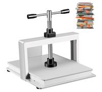 Máquina de prensa manual de libros resistente, diseño de barra de equilibrio doble para aplanar libros, archivos financieros y monedas, con pies elevados para mayor estabilidad