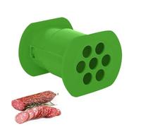 Máquina de prensado Cevapcici, manual de llenado de salchichas, prensa de carne no pegajosa para 7 salchichas, máquina de llenado de salchichas de alimenticio, máquina de prensado manual de