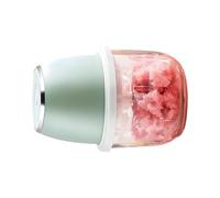 Máquina de prensado de ajo recargable de 350 ml, recipiente de vidrio con componentes resistentes para varios ingredientes, desintegrador de ajo eficiente